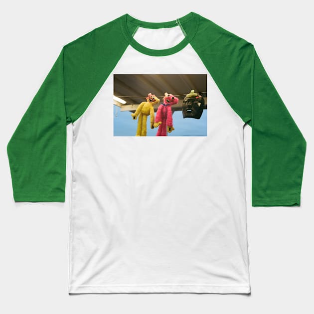 HANGING WEIRDOS Baseball T-Shirt by Film Friend Fotos